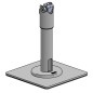 Ergonomic Solutions Base Plate with SP1 200mm Ergonomic Solutions Base Plate with SP1 200mm